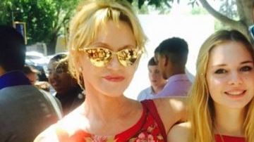 Melanie Griffith, Stella del Carmen Banderas y Antonio Banderas.