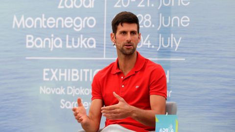 “Nole” dio la noticia a través de un comunicado.