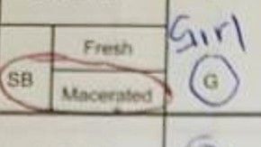 Registros de algunas de las muertes ocurridas en la maternidad del Hospital Central de Harare.