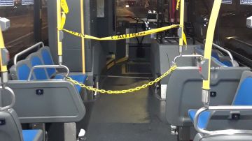 Bus MTA durante la pandemia