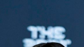 Cristiano y Georgina en la entrega de Premios The Best.