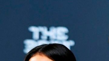 Cristiano y Georgina en la entrega de Premios The Best.