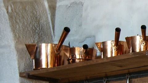 Los utensilios de cobre funcionan para hervir, saltear y estofar.