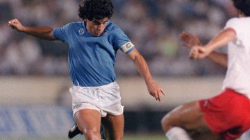 Maradona fue campeón con Puzone en el Napoli en 1987.