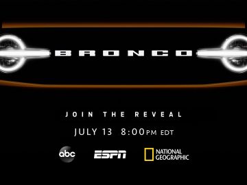 Ford Motor Company will reveal the all-new Ford Bronco lineup across Disney’s broadcast, cable, digital and streaming properties.