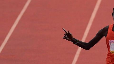 Titus Ekiru, ganador de la edición 2018 del Maratón de la Ciudad de México.
