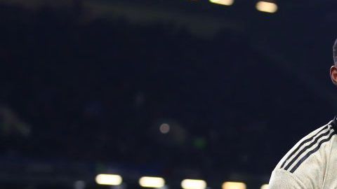 Marcus Rashford celebrando un gol con el Manchester United.