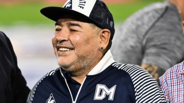 Maradona es el actual director técnico de Gimnasia y Esgrima La Plata.