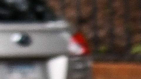 Una manifestante en Georgia con mascarilla.