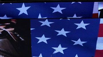 La ceremonia del himno en el Utah Jazz vs. New Orleans Pelicans.