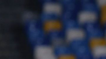 Hirving Lozano con el Napoli.