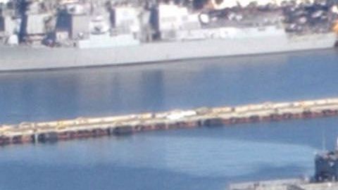 USS Bonhomme Richard estaba en mantenimiento.