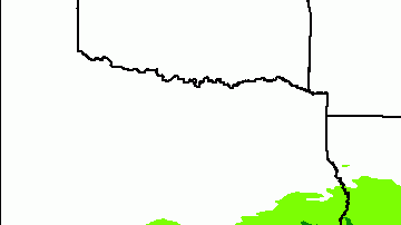 El gráfico muestra las lluvias asociadas a la tormenta tropical Hanna.