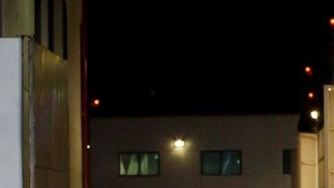 Convoy de camionetas donde supuestamente trasladaban a Lozoya