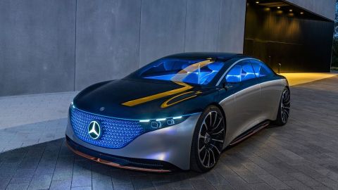 Mercedes-Benz Vision EQS. / Foto: Cortesía Mercedes-Benz.