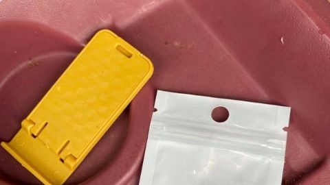 Paquete con semillas procedentes de China.