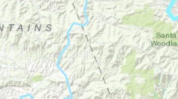Mapa de intensidad del sismo de 4.2 grados.