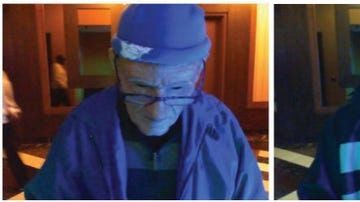 Las cámaras lo captaron disfrazado