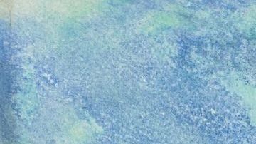 Ilustración de un ángel vestido de azul.