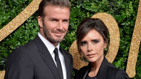 Victoria y David Beckham.