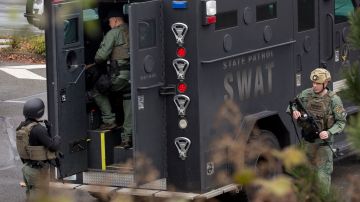 Imagen de archivo de un equipo de SWAT.