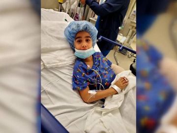 Jason Puentes, de 7 años, está ingresado en un hospital del sur de la Florida y está previsto que salga en las próximas horas.