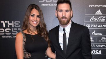 Lionel Messi y Antonela Roccuzzo.
