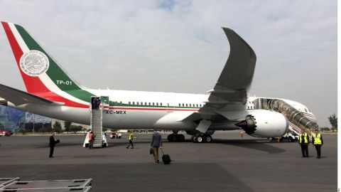 Avión presidencial de México.