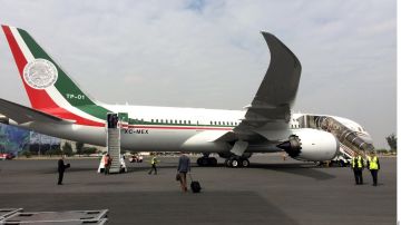 Avión presidencial de México.