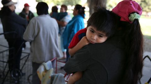 Comunidad de campesinos en el Valle Central de California, donde el desempleo se ha disparado a causa de la sequía.