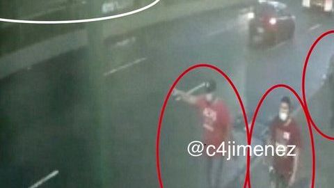 Los sujetos fueron captados por cámaras de videovigilancia.