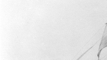 El Fram, el barco del aventurero noruego Fridtjof Nansen que quedó atrapado en "agua muerta" en las aguas del Ártico en 1893.