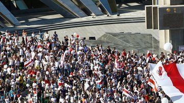 Protestas en Bielorrusia.