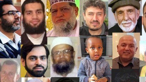 Las víctimas de la masacre de Christchurch.