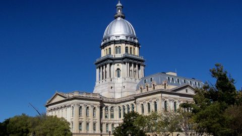 El Capitolio estatal de Illinois, en Springfield. (Flickr / J.  Stephen Conn / CC BY-NC 2.0)