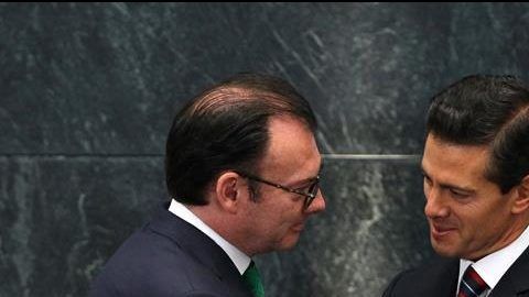 Luis Videgaray y Enrique Peña Nieto.