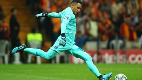 Keylor Navas en un partido del PSG.