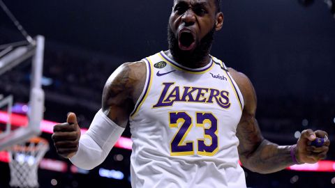 LeBron James con los Lakers de Los Ángeles