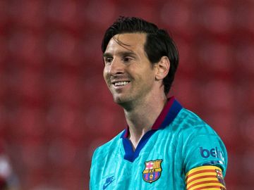 Lionel Messi regresó a la actividad con el Barcelona.