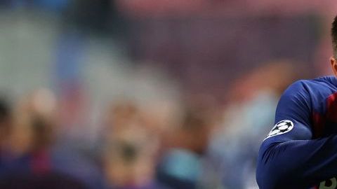 Gerard Piqué en un partido con Barcelona.