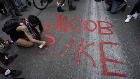 Protestas por el abaleo de Jacob Blake.