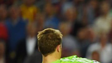 Manuel Neuer y Lionel Messi en la semifinal de la Champions 2014-15.