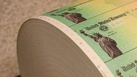 Economic Stimulus Package Tax Rebate Checks Printed