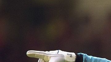 David Seaman en un partido con el Arsenal.