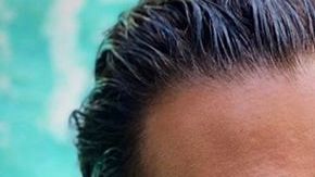 Quique Usales con su perrita Lelita