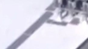 Imagen aérea cedia por Fox26AM del lugar del accidente.