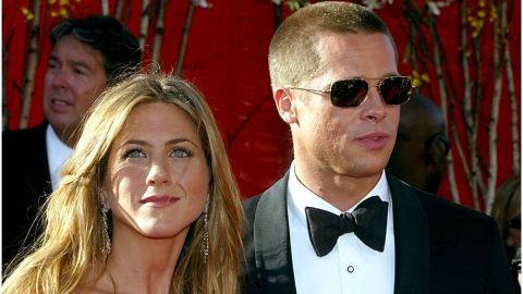 Jennifer Aniston y Brad Pitt