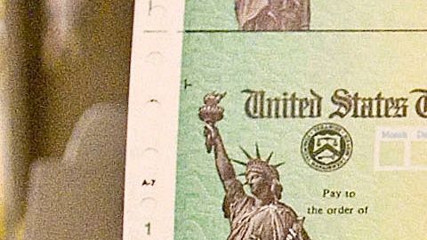 cheque departamento del tesoro