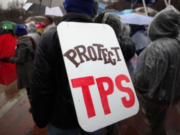 Activists Rally For Permanent Protections For Temporary Protected Status (TPS) Holders