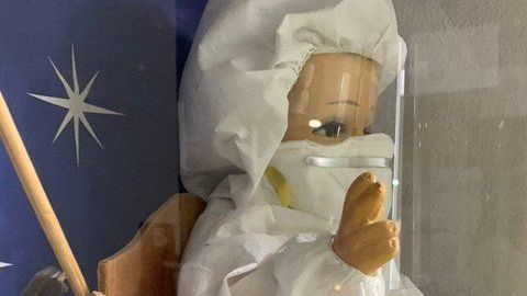 La imagen se viralizó en las redes sociales.